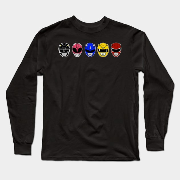 MMPR Long Sleeve T-Shirt by nickbeta